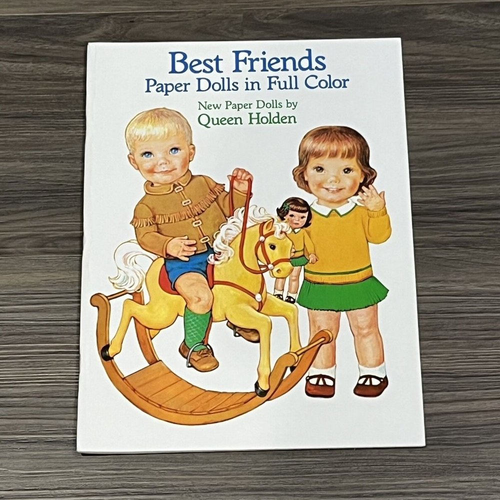 Vintage 1985 Queen Holden Best Friends Paper Doll Book Uncut Kate Charles